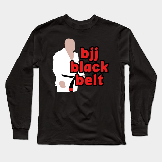 Bjj black belt - brazilian jiu-jitsu Long Sleeve T-Shirt by fighterswin